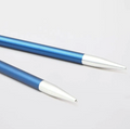 Сменяеми игли KnitPro Zing aluminiu 4mm цвят синьо