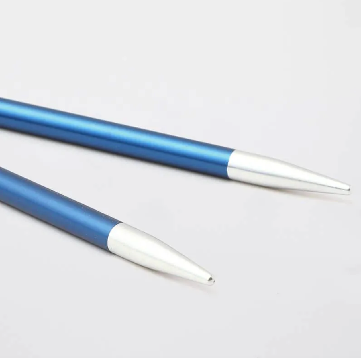 Сменяеми игли KnitPro Zing aluminiu 4mm цвят синьо