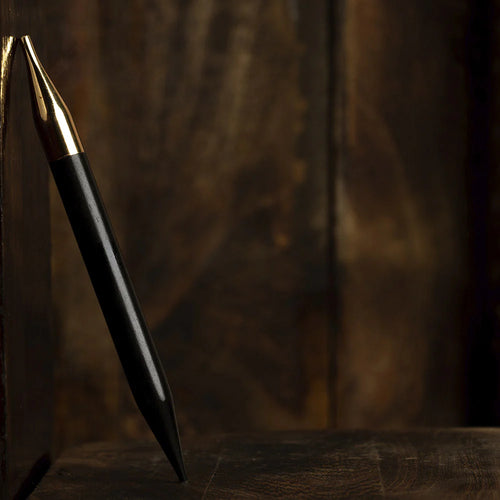 Andrele interschimbabile - lemn de abanos, placate cu aur 24K